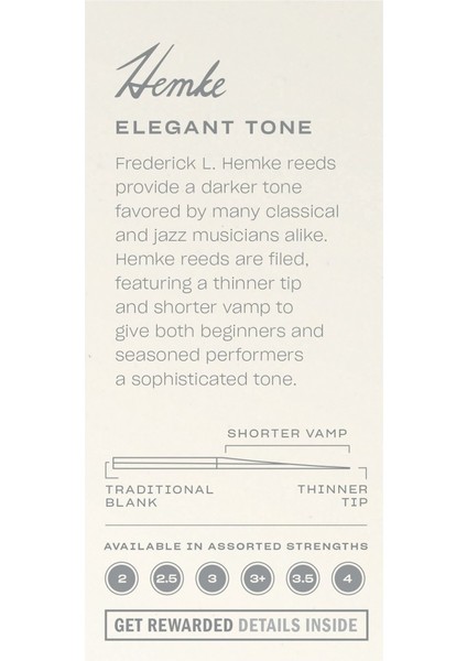 Rico Hemke RHKP5ASX300 Alto Saksafon Kamışı No:3 fiyatları