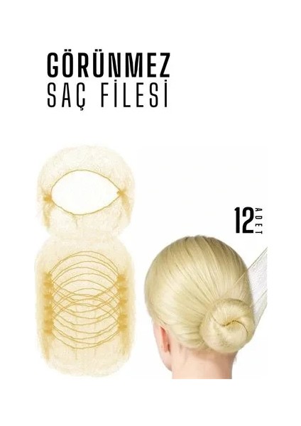 Sarı Saç Filesi Görünmez 12 Adet fiyatları