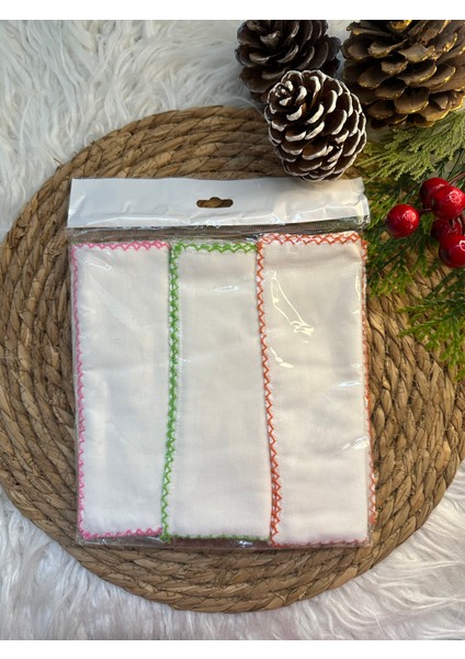 6'lı Bebek Ağız Mendili Oyalı fiyatları