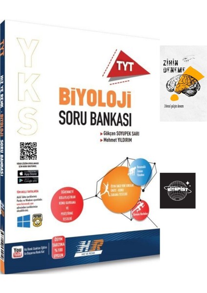 Hız ve Renk Tyt Biyoloji Soru BANKASI+ZİHİNDENEME-KD266