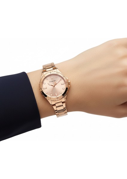 Kadın Kol Saati Altın Renk, Altın Kadran - Şık Metal Kordon, 2 Yıl Garantili fiyatları