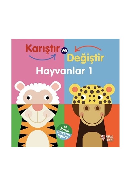 Karıştır ve Değiştir Hayvanlar 1 (Ciltli)