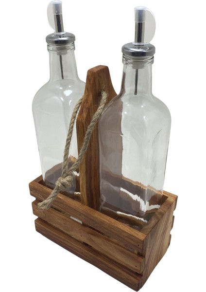 Ahşap Doğal 2li Set Yağdanlık ve Sosluk Takımı(Set)(Kiraz) modelleri