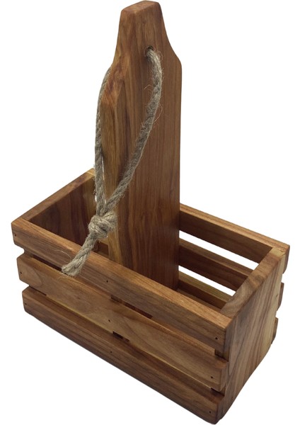 Ahşap Doğal 2li Set Yağdanlık ve Sosluk Takımı(Set)(Kiraz)