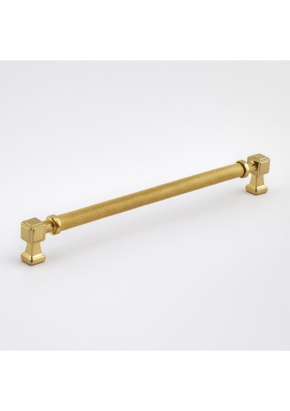 Talas Gold Altın Tırtıklı Metal Kulp 320 mm Kapak Kulpu Dayanıklı Dolap Çekmece Mobilya Kulpları