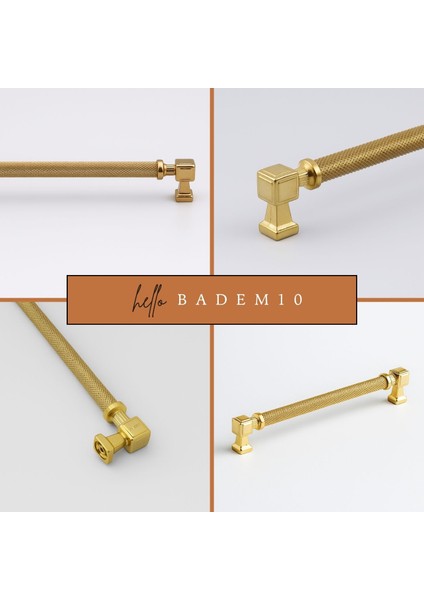 Talas Gold Altın Tırtıklı Metal Kulp 320 mm Kapak Kulpu Dayanıklı Dolap Çekmece Mobilya Kulpları modelleri