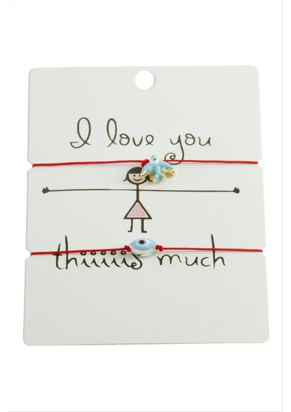 Kırlangıç Nazar Ip Bileklik 2 Adet