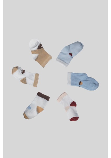 6 Çift Newborn Anti-Bakteriyal Yeni Doğan ve Bebek Çorabı 0-6 Ay fiyatları