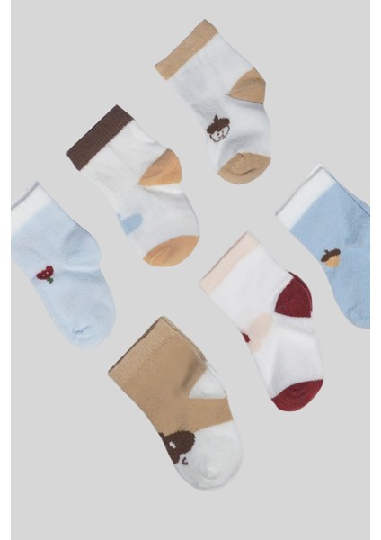 6 Çift Newborn Anti-Bakteriyal Yeni Doğan ve Bebek Çorabı 0-6 Ay fırsatları