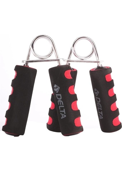 2 Adet Her Iki El Için Çiftli El Yayı Bilek Kol Parmak Güçlendirici Kaydırmaz Süngerli Çelik Yay