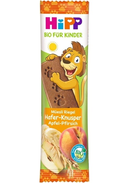 Hipp Organik Şeftali ve Elmalı Meyve Barı 20 gr