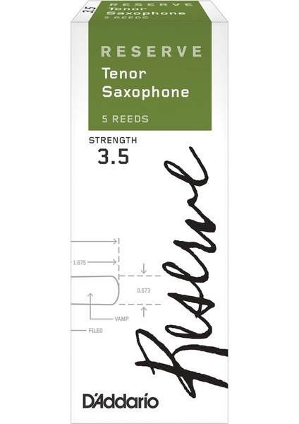 D'addario Woodwinds Reserve DKR0535 Tenor Saksafon Kamışı No:3.5