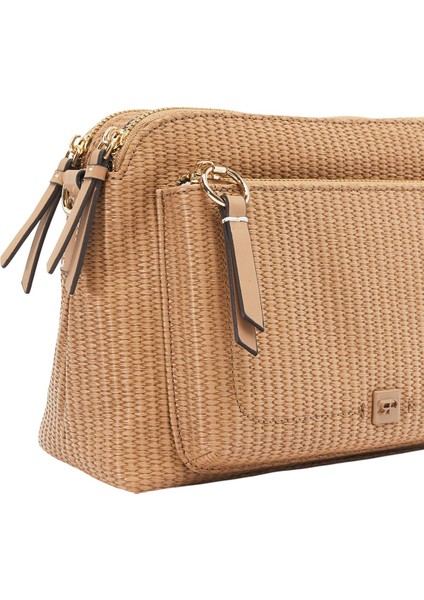 Hasır Motifli Çapraz Askılı Çanta modelleri