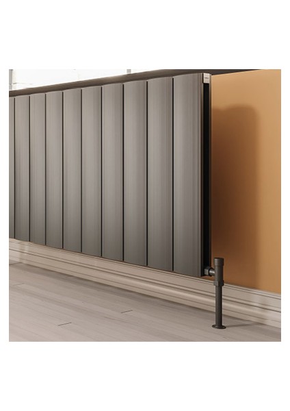 Orpriment Double Çift Panel Alüminyum Yatay Radyatör 600X1036 mm 10 Dilim Dokulu Beyaz | 917 W Yüksek Isıl Güç | 5 Yıl Üretici Garantisi fiyatları