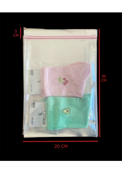 200 Adet 20X30 cm Bantlı Yapışkanlı Şeffaf Opp Jelatin Poşet ( 20X25+5) fiyatları