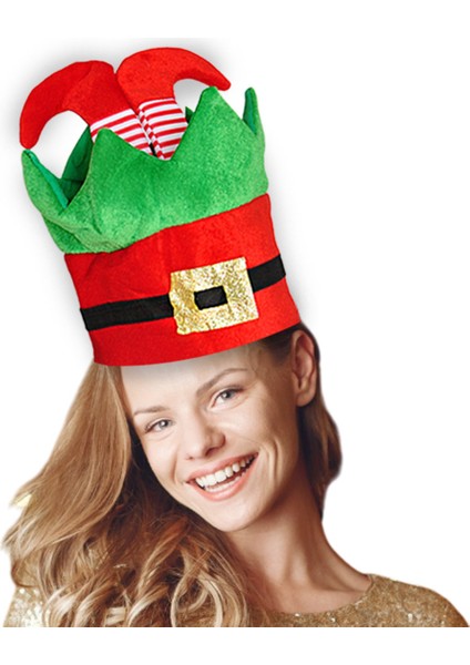 Yılbaşı Figürlü Bez Şapka Şapka Ölçüleri: 29 cm fiyatları