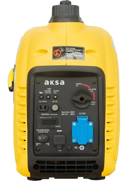Aksa Aap 2200I 2.2kw Portatif Sessiz Jeneratör Ipli indirimleri