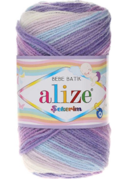 Şekerim Bebe Batik Lavanta Beyaz Batik 1 Adet Colar : 3483 modelleri