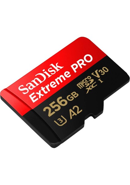 256 GB Extreme Pro Microsdxc Kartı + Sd Adaptörü + Rescuepro Deluxe, 200 Mb/sn'ye Kadar, A2 modelleri