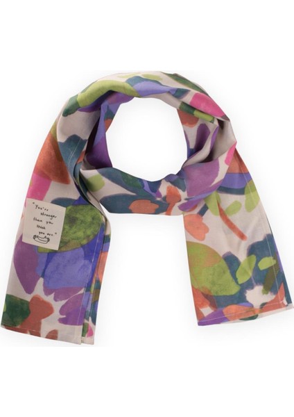 Çocuk Fular 25X140 cm Mor