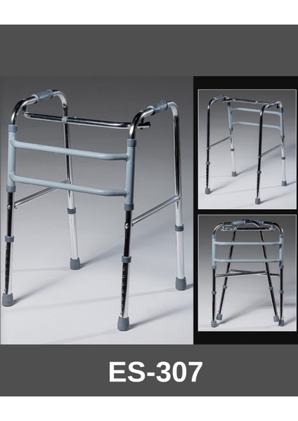 Walker Yürüteç Hasta Yaşlı Yürüme Desteği Baston Tutamak Destek