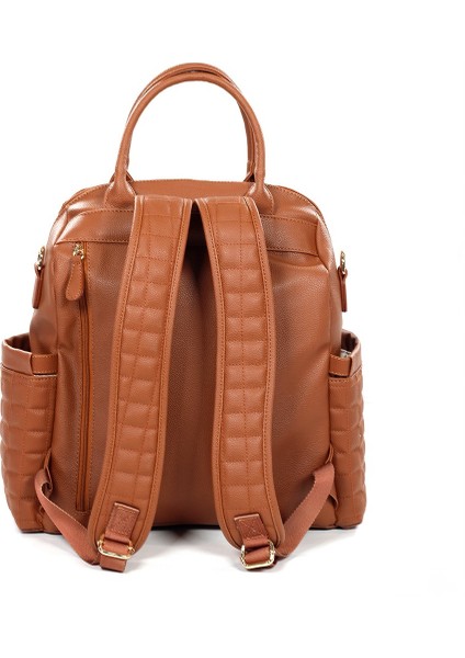Kitty Deri Anne Bebek Bakım Sırt Çantası 7271 Taba fiyatları
