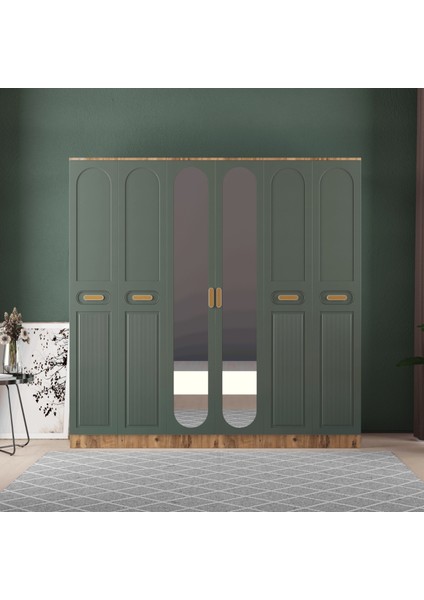 Pera 6 Kapaklı Eko Gardırop - Mdf Kapak fiyatları