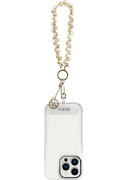 Orjinal Lisanslı 4g Metal Logolu Kristal Taşlı Telefon Bilek Askı Zinciri Gold fiyatları