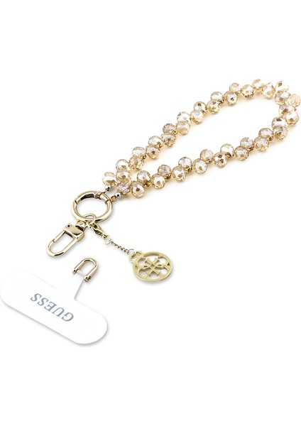 Orjinal Lisanslı 4g Metal Logolu Kristal Taşlı Telefon Bilek Askı Zinciri Gold modelleri