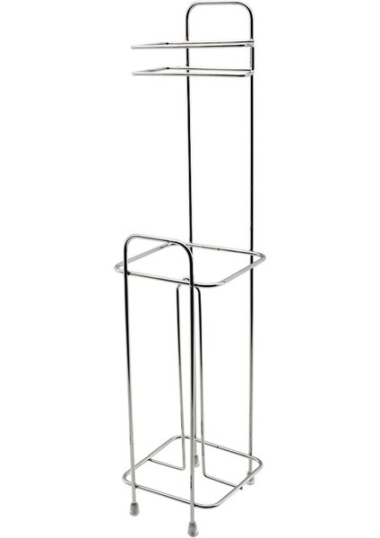 Kare Metal - Krom Yedekli Wc Kağıtlık (5361)