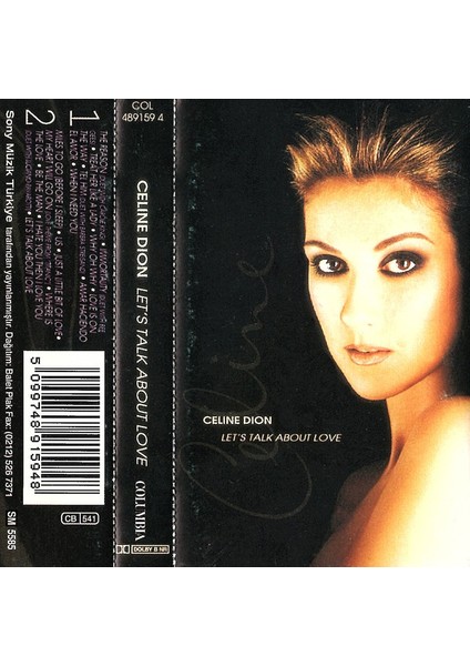 Céline Dion – Let's Talk About Love Dikkat Kaset fiyatları