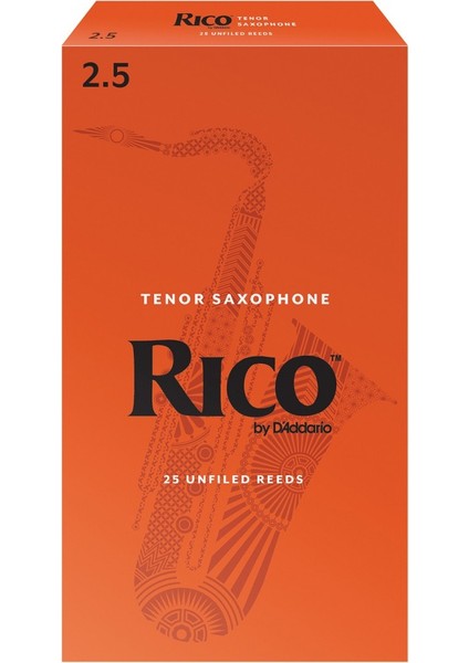 D'addario Woodwinds Rico RKA2525 Tenor Saksafon Kamışı (25 Li) No:2,5