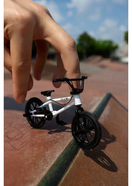Tech Deck Bmx Bisikleti Cult Beyaz Gerçek Metal Çerçeve Parmak Bisiklet Oyuncak Model 12 fiyatları
