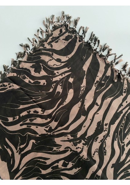 Dumanlı Desen Tülbent Yazma