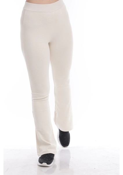 Kadın Beli Lastikli Toparlayıcı Ispanyol Paça Büyük Bedentayt modelleri