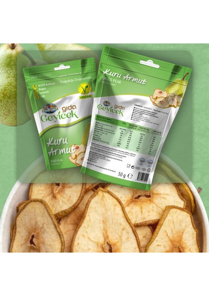 Kurutulmuş Armut 50 gr indirimleri
