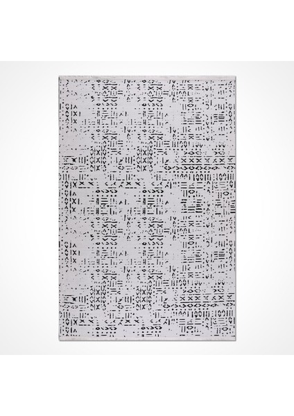 Lucky - Krem Şonil Kesme Halı Yolluk Mutfak Halısı - LN02K