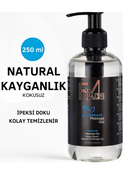 Natural & Çilek Aromalı Kayganlaştırıcı Jel Seti 250 ml x 2 – Su Bazlı, Uzun Kayganlık modelleri