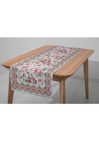 Dijital Baskılı Runner - Çiçek Desenli - 140X40 cm modelleri