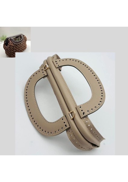 25 cm Suni Derili Bej Renk Gizli Çanta Bursu Yeni Model