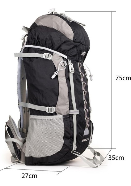 Mükemmel Denge, Maksimum Dayanıklılık: Profesyonel Dağcı Sırt Çantası 70 Litre Siyah