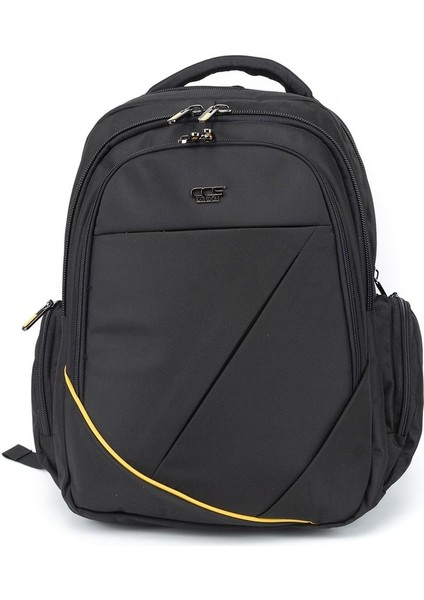 15.6 Inç Petli Laptop Bölmeli Astarlı USB Girişli Günlük Seyehat Çok Bölmeli Sırt Çantası