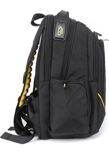 15.6 Inç Petli Laptop Bölmeli Astarlı USB Girişli Günlük Seyehat Çok Bölmeli Sırt Çantası modelleri