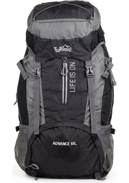 Mükemmel Denge, Maksimum Dayanıklılık: Profesyonel Dağcı Sırt Çantası 55 Litre Siyah