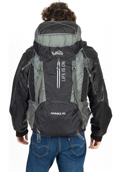 Mükemmel Denge, Maksimum Dayanıklılık: Profesyonel Dağcı Sırt Çantası 55 Litre Siyah fiyatları