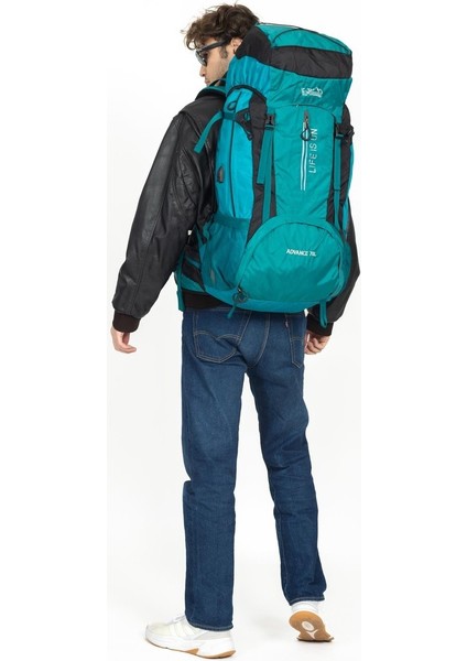 Mükemmel Denge, Maksimum Dayanıklılık: Profesyonel Dağcı Sırt Çantası 70 Litre Mavi modelleri
