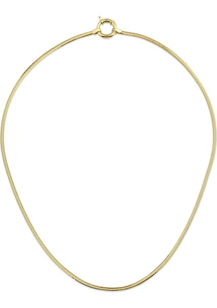 14 Ayar Altın Italyan Balıksırtı Zincir 2,50 mm