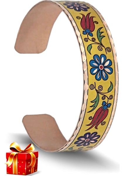 El Yapımı Ayarlanabilir Saf Bakır Bileklik, Bakır Bilezik BB-346