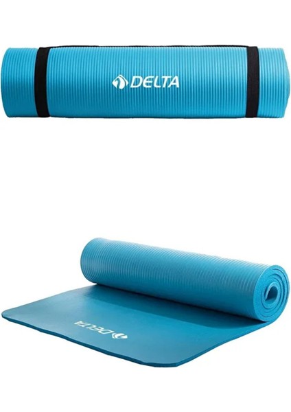 Pilates Minderi Yoga Matı 10MM Mavi Tnf 907