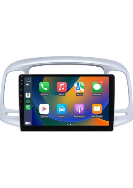 Hyundai Accent Era Uyumlu 2 GB Ram 32GB Hafıza Android Multimedya Teyp Carplay fiyatları
